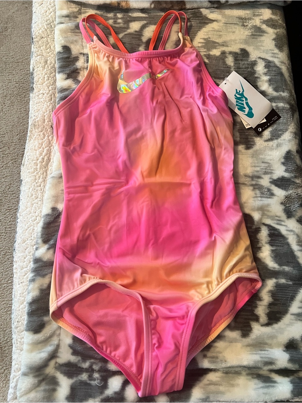Girls Nike One Piece Bathing Suit